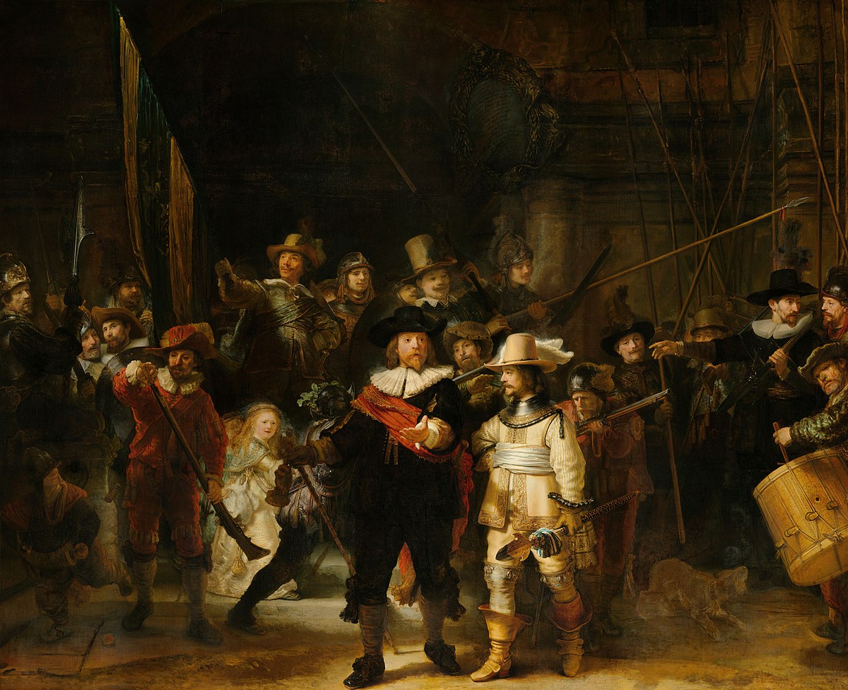 La Ronda de Noche por Rembrandt
