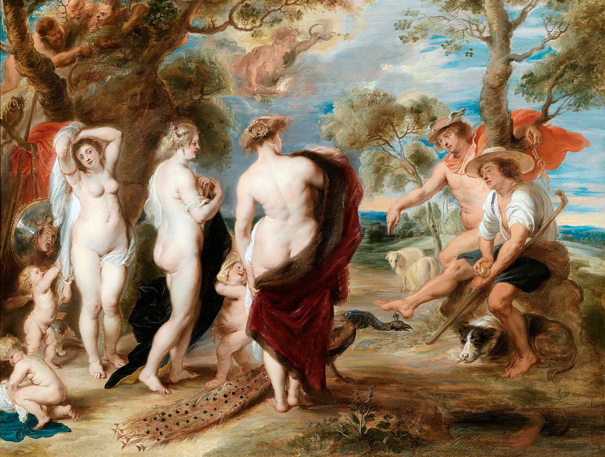 El juicio de paris por Rubens